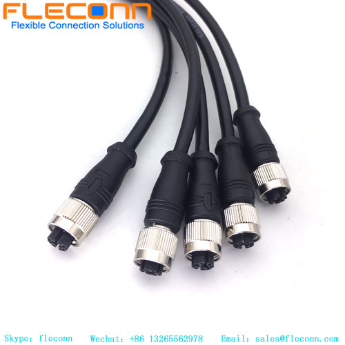 M12 X-code 8 Pin Male to RJ45 Cable