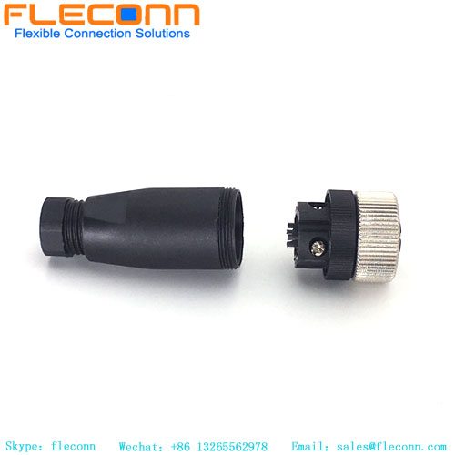 M12 4 Pos Female Plastic Socket M12 4 Pos Female Plastic Socket