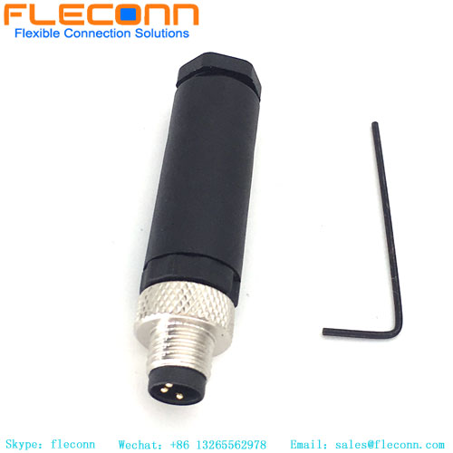 M8 3 Pin Male Assembled Connector