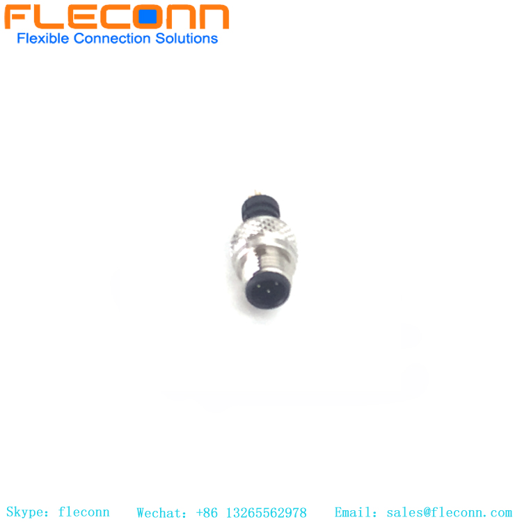 M5 4 Pin Sensor Cable Connector, IP67 IP68 Waterproof Rating
