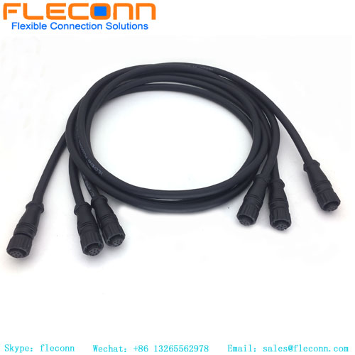 M12 8 Pin Female Extension Cable