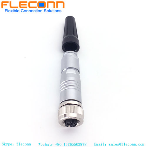 M12 Female Metal Assembled Connector