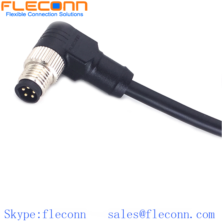 M8 8 Pin Right Angle Cable