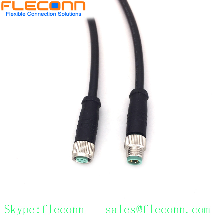 M8 B-coded 5Pin Male to Female Connector Plug Cable, IP67 IP68 Wateproof Connector Cable Cordset M8 B-coded 5Pin Male to Female Connector Plug Cable, IP67 IP68 Wateproof Connector Cable Cordset