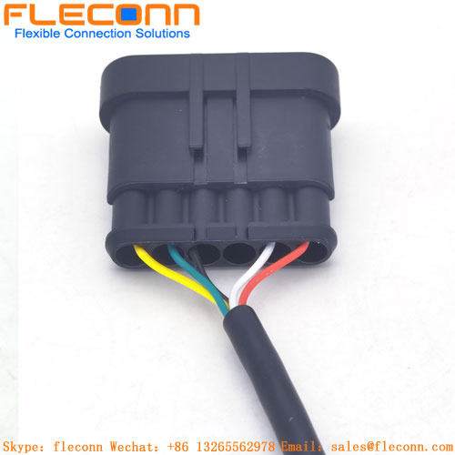 TE AMP 282404-1 Male Waterproof IP67 Connector Wire Harness