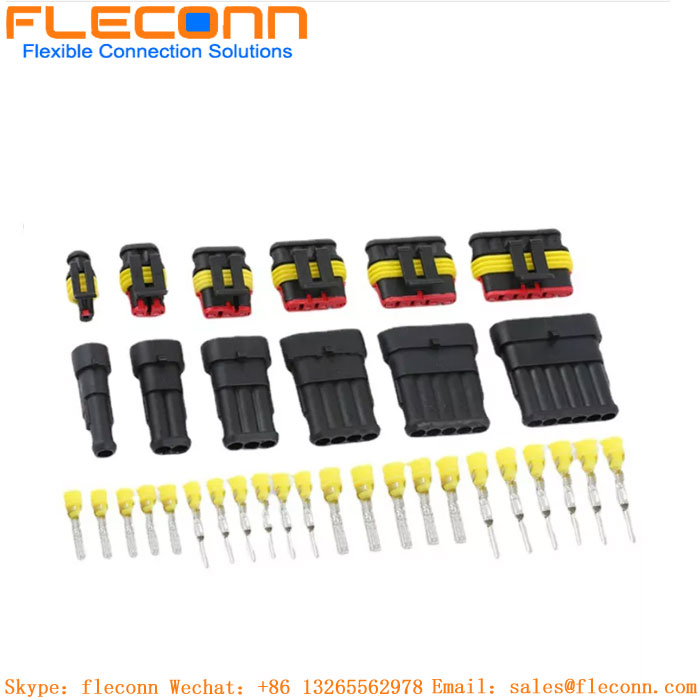 AMP Superseal IP67 Waterproof Connectors Wire Harness 282090-1 AMP Superseal IP67 Waterproof Connectors Wire Harness 282090-1