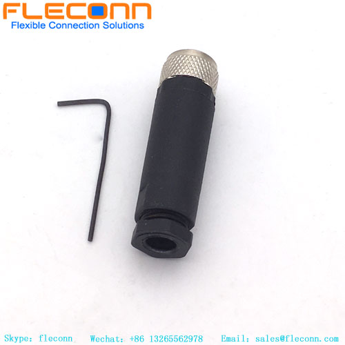 M8 4 Pin Field Wireable Connector