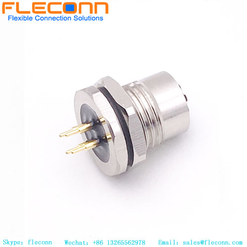 M12 Connector 4 Pin Panel Mount