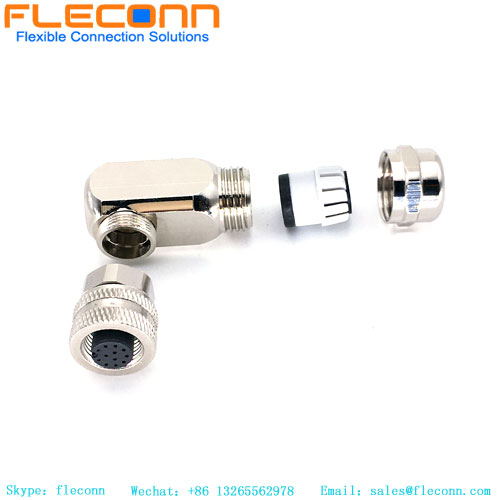 M12 Metal Assembled Connector