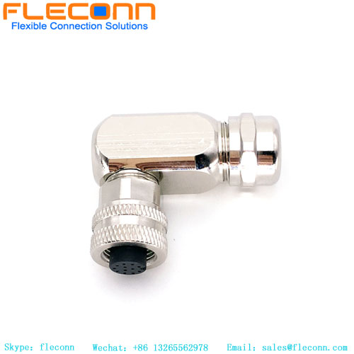 M12 12 Pole Female Connector