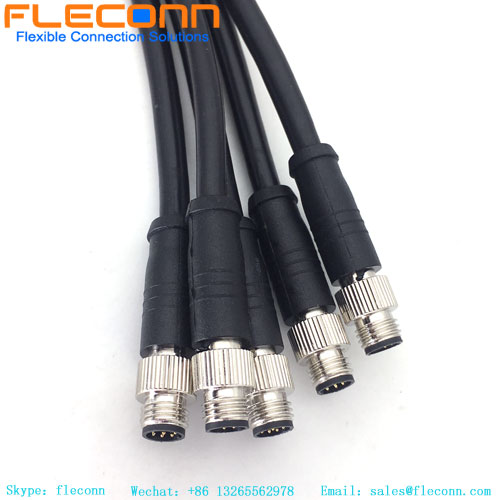 M8 5 Pin Connector Cable
