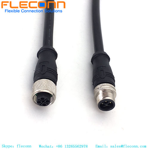 M12 S-coded Female Cable M12 S-coded Female Cable