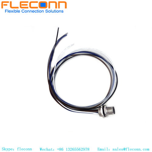 M12 5 PIn Panel Mount Connector,Rear Fasting,Male M12 5 PIn Panel Mount Connector,Rear Fasting,Male