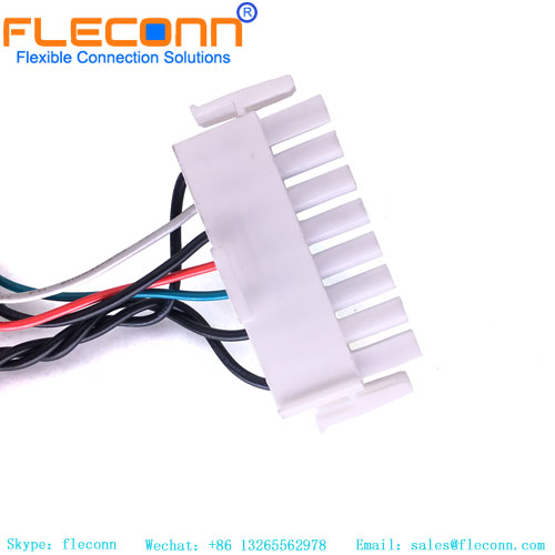 TE MATE-N-LOK 640582-1 6.35mm Pitch, 8 Pin Wire To Board Connector Cable