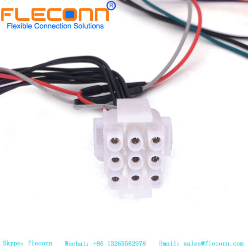 Custom TE 1-480706-0 6.35mm Pitch Wiring Harness assembly TE Connector Wire Harness