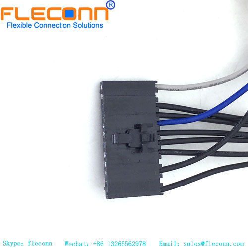 2.54mm Pitch 12 Pin Wire Harness,1-104257-1,TE AMPMOUD Male TE Connector Wire Harness