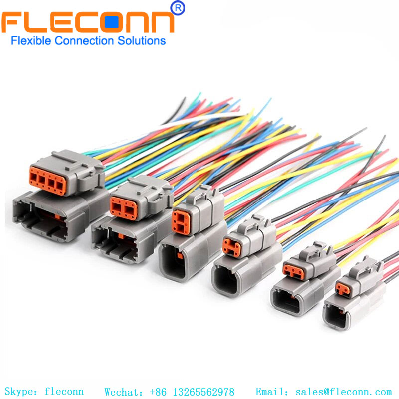 Deutsch DTM Series connector Wiring harness waterproof electrical connector Deutsch DTM Series connector Wiring harness waterproof electrical connector