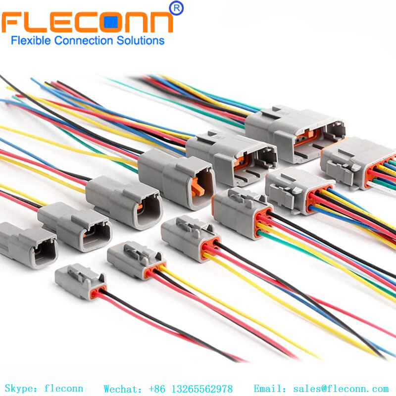 Deutsch DTM Series connector Wiring harness waterproof electrical connector Deutsch DTM Series connector Wiring harness waterproof electrical connector