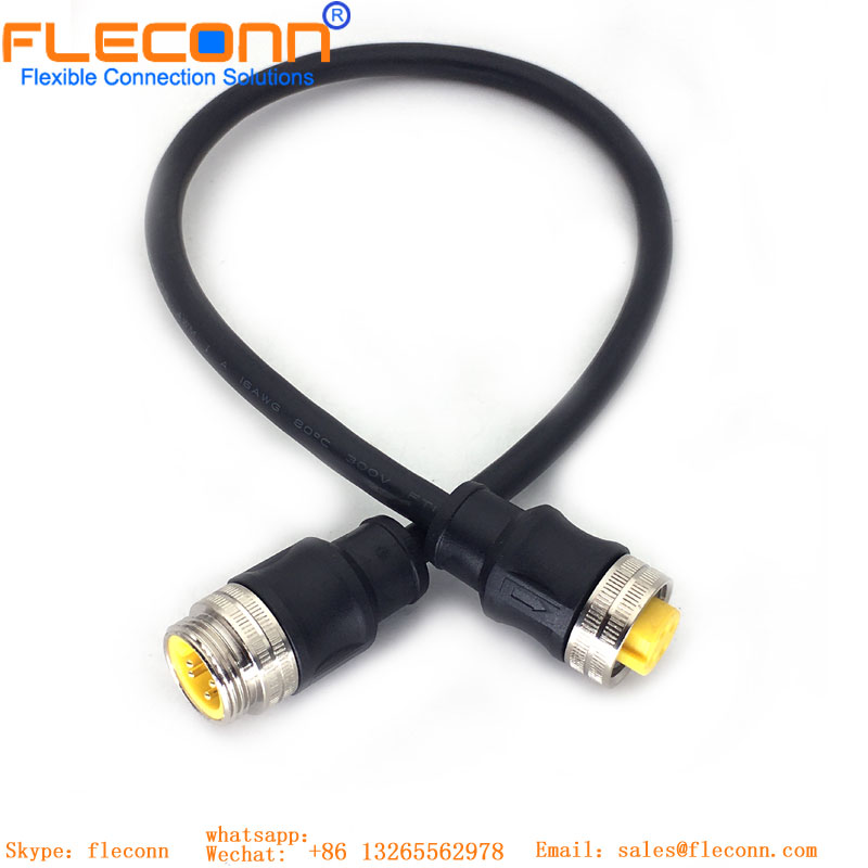 7/8 4 Pin Circular Male to Female Cable 7/8 4 Pin Circular Male to Female Cable