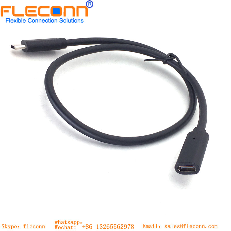 Panel Mount Single USB 3.0 Male Extension Cable Panel Mount Single USB 3.0 Male Extension Cable