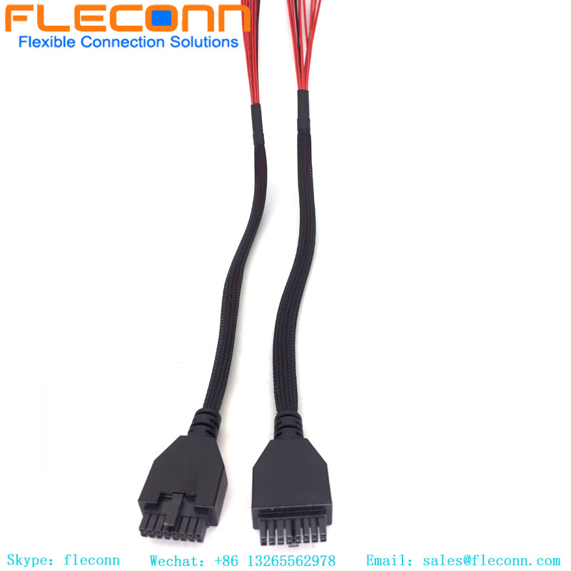 Molex Connector Housing, Rcpt, 16Pos - 43025-1600 molded cable