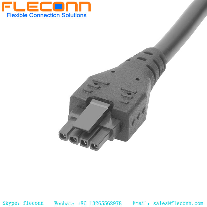 Custom Molex 43645-0400 Overmolded Wire Harness