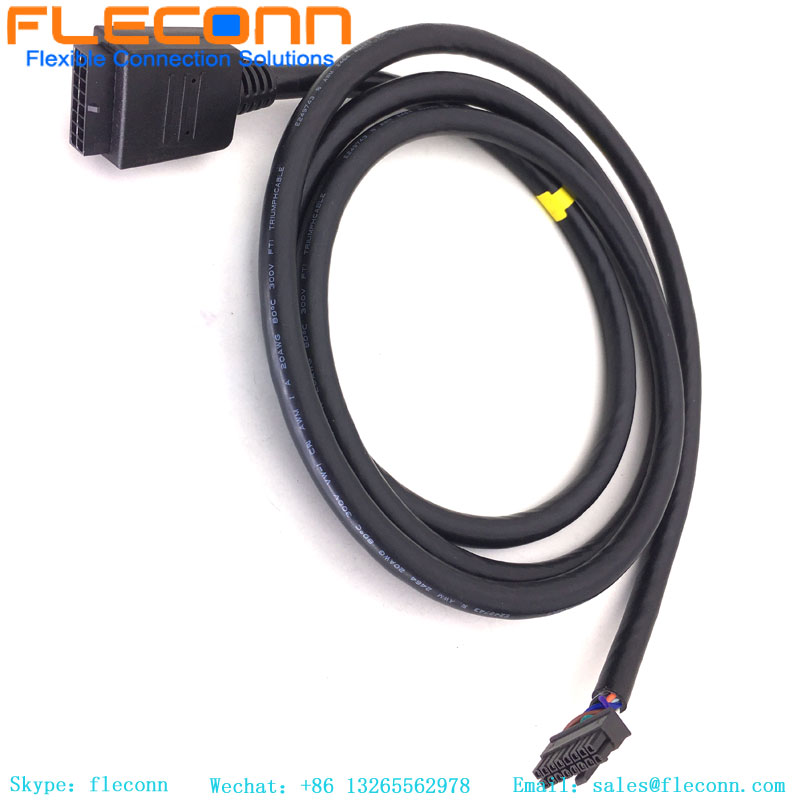 Overmolded Molex Mini-fit 3.0 Connector Cable Harness