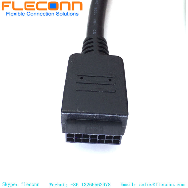 IP68 Waterproof Molex Micro-Fit 43020-1400 Cable Assembly