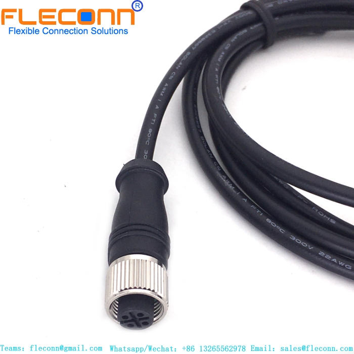 M12 4 Pin A-coded Cable