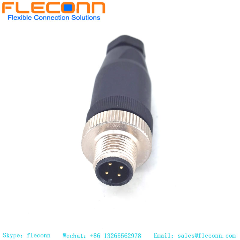 Reliable Industrial Connection Solution — M12 4 Pin A-Coded Connector