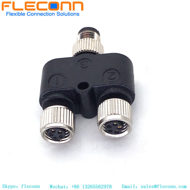 M8 5 Pin Y Type Plug M8 5 Pin Y Type Plug